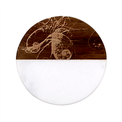  Falupadupe Classic Marble Wood Coaster (round) 