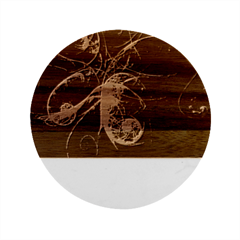  Falupadupe Marble Wood Coaster (round)