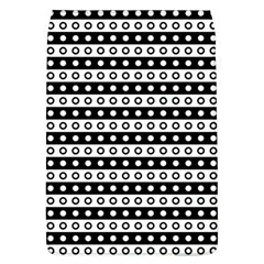 Black And White Circles Pattern Removable Flap Cover (l)