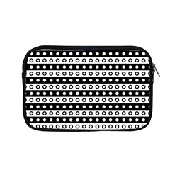 Black And White Circles Pattern Apple Macbook Pro 13  Zipper Case