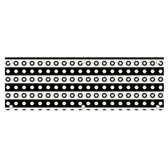 Black And White Circles Pattern Banner And Sign 6  X 2 