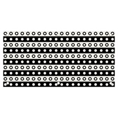 Black And White Circles Pattern Banner And Sign 6  X 3 