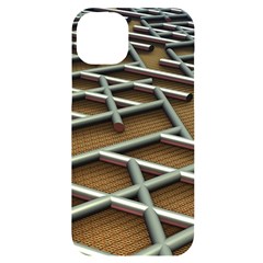 Expression Of Structure Iphone 14 Plus Black Uv Print Case by geonetique