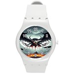 Halloween Goodie Round Plastic Sport Watch (M) Front