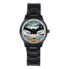 Halloween Goodie Stainless Steel Round Watch