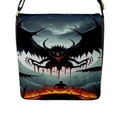 Halloween Goodie Flap Closure Messenger Bag (l)