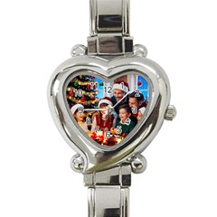 The Christmas Collection Heart Italian Charm Watch