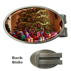 Merry Christmas Money Clips (oval) 