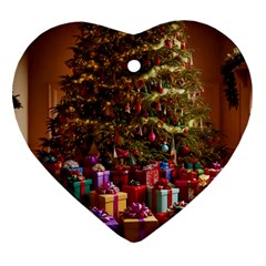 Merry Christmas Heart Ornament (two Sides)