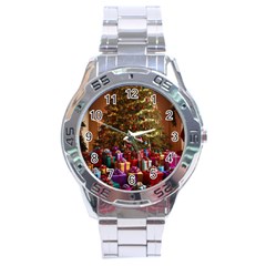 Merry Christmas Stainless Steel Analogue Watch by favoritechios