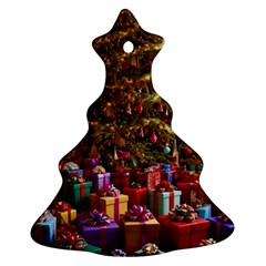 Merry Christmas Ornament (christmas Tree) 