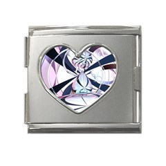 Vanilla Dream Mega Link Heart Italian Charm (18mm)