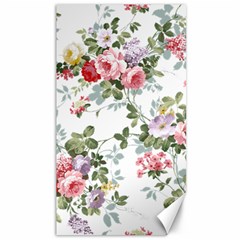 Floral Elements Peony Chinese Rose Canvas 40  X 72  by Grandong