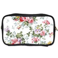 Floral Elements Peony Chinese Rose Toiletries Bag (one Side)