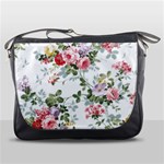 Floral Elements Peony Chinese Rose Messenger Bag Front