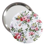 Floral Elements Peony Chinese Rose 3  Handbag Mirrors Front