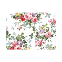 Floral Elements Peony Chinese Rose Premium Plush Fleece Blanket (mini) by Grandong