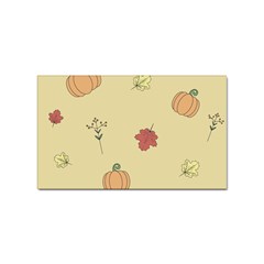 Halloween Fall Pattern Sticker (rectangular)