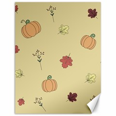 Halloween Fall Pattern Canvas 12  X 16 