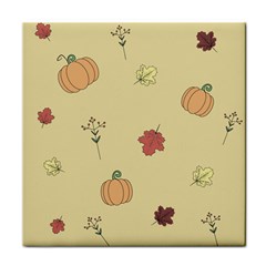 Halloween Fall Pattern Face Towel