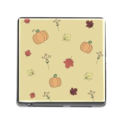 Halloween Fall Pattern Memory Card Reader (square 5 Slot)