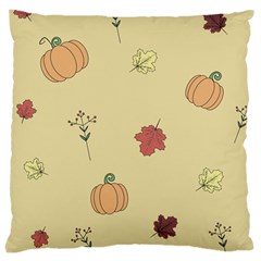 Halloween Fall Pattern Large Cushion Case (two Sides) by Apenda