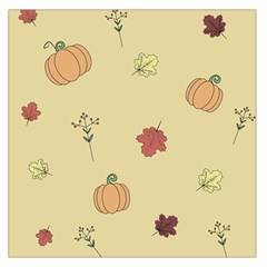 Halloween Fall Pattern Square Satin Scarf (36  X 36 ) by Apenda