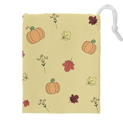 Halloween Fall Pattern Drawstring Pouch (5xl)