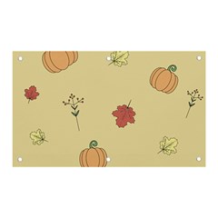 Halloween Fall Pattern Banner And Sign 5  X 3  by Apenda