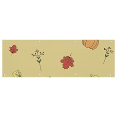 Halloween Fall Pattern Banner And Sign 9  X 3 