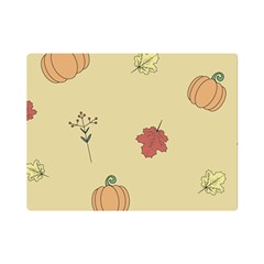 Halloween Fall Pattern Premium Plush Fleece Blanket (mini)