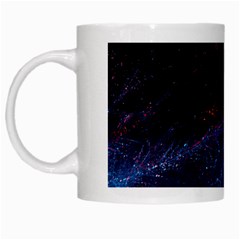 Abstract Feathers White Mug