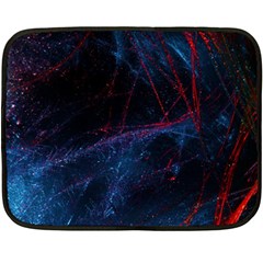 Abstract Feathers Two Sides Fleece Blanket (mini)