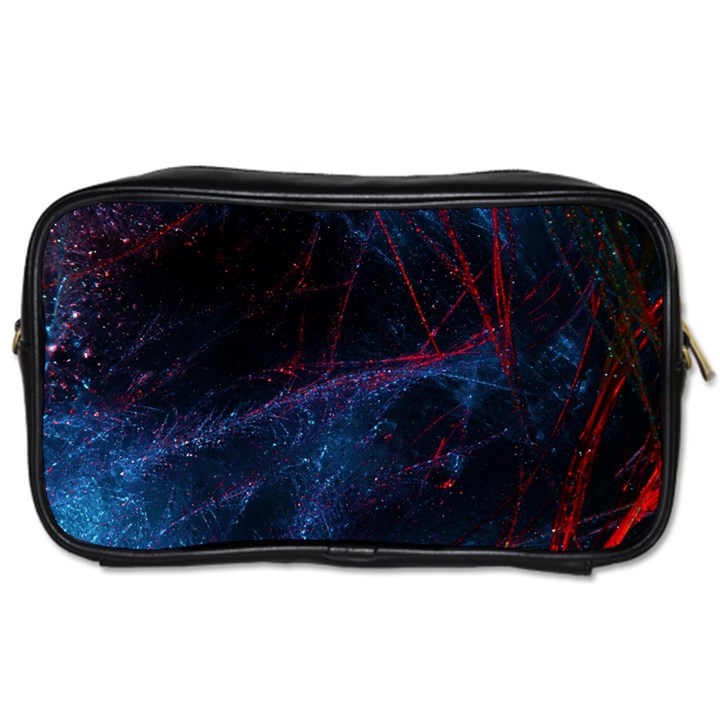 Abstract Feathers Toiletries Bag (One Side)