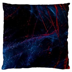 Abstract Feathers Standard Premium Plush Fleece Cushion Case (one Side)