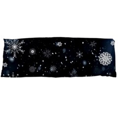 Snowflakes Snow Snowfall Snowing 21 x60  Body Pillow Case (dakimakura)