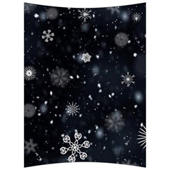 Snowflakes Snow Snowfall Snowing Back Support Cushion