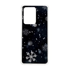 Snowflakes Snow Snowfall Snowing Samsung Galaxy S20 Ultra 6 9 Inch Tpu Uv Case by Apenda