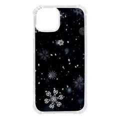 Snowflakes Snow Snowfall Snowing Iphone 14 Tpu Uv Print Case