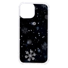 Snowflakes Snow Snowfall Snowing Iphone 13 Mini Tpu Uv Print Case by Apenda