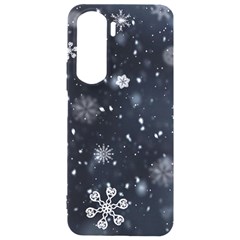 Snowflakes Snow Snowfall Snowing Samsung Galaxy S24 Plus 6 7 Inch Black Tpu Uv Case by Apenda