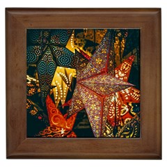 Stars Lanterns Lighting Framed Tile