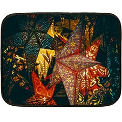 Stars Lanterns Lighting Two Sides Fleece Blanket (mini)