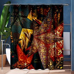 Stars Lanterns Lighting Shower Curtain 60  X 72  (medium) 