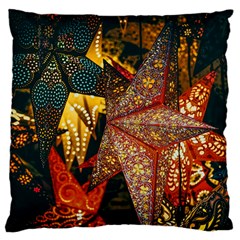 Stars Lanterns Lighting Standard Premium Plush Fleece Cushion Case (one Side)