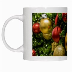 Christmas Tree Ornament Deco White Mug