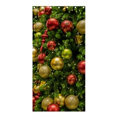 Christmas Tree Ornament Deco Shower Curtain 36  X 72  (stall) 