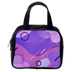 Colorful Labstract Wallpaper Theme Classic Handbag (one Side)