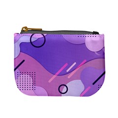 Colorful Labstract Wallpaper Theme Mini Coin Purse