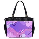 Colorful Labstract Wallpaper Theme Oversize Office Handbag (2 Sides) Back